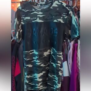 🔥 Brooklyn Laundry | Savage Camo Kids Short Sleeve Tee | XL (18) | NWT